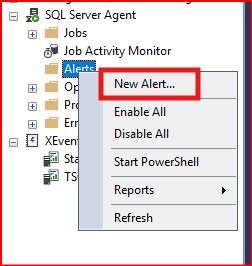 MSSQL Server Agent - Alert Configuration